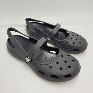 Crocs Shayna Women's Sz 8 Mary Jane Slip On Slingback Sandals